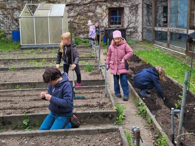 An die Beete, fertig, los!